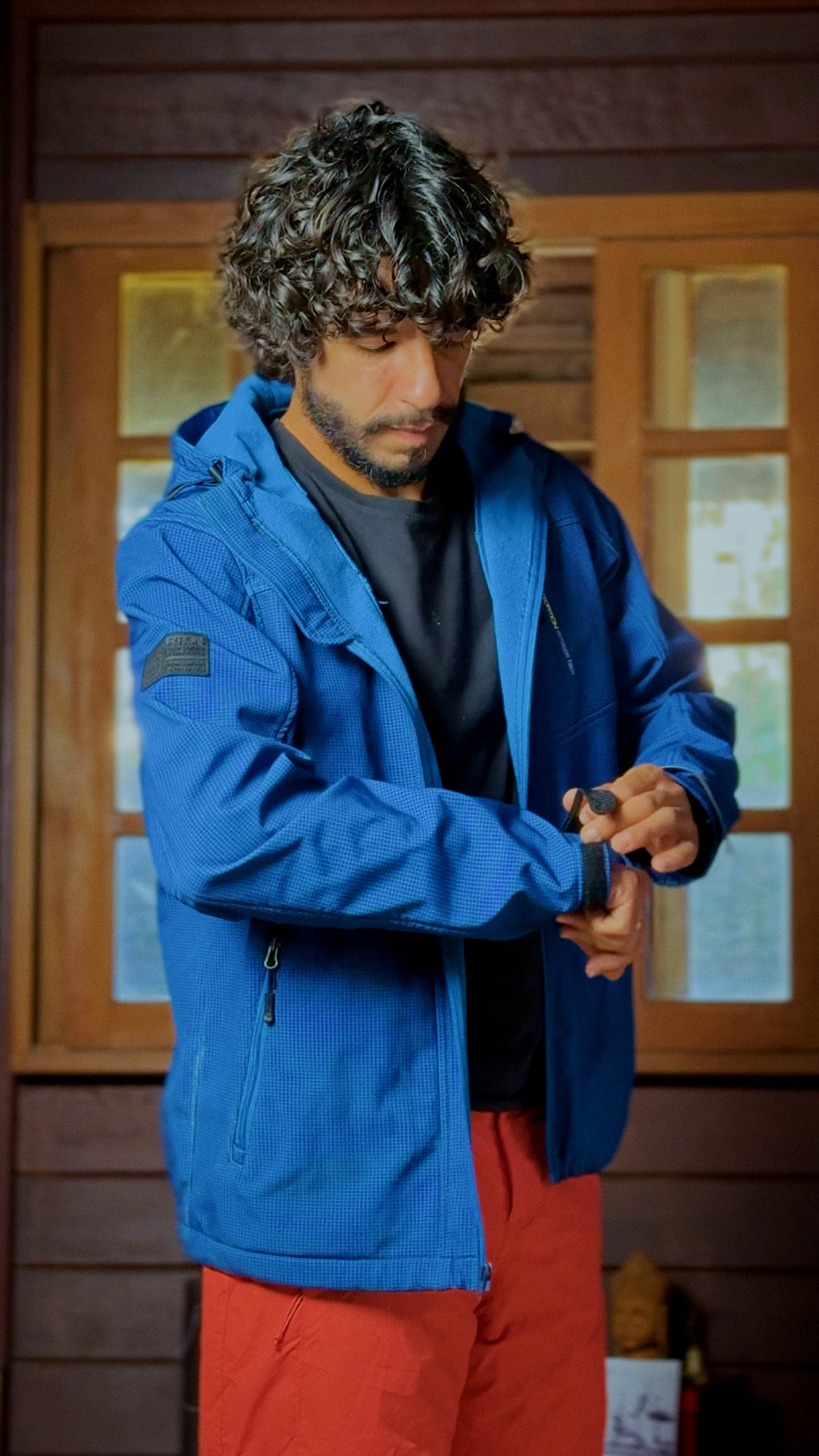 Corta Vento + Fleece - Distortion - Azul - Imagem 2