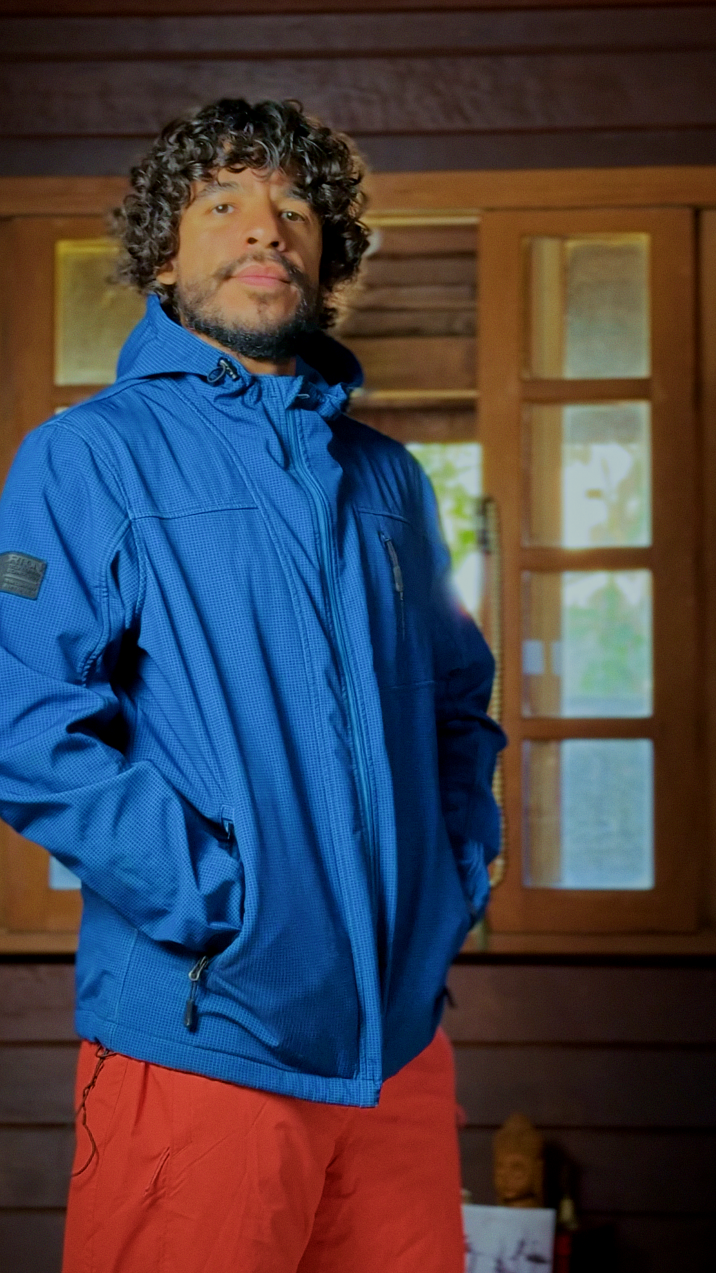 Corta Vento + Fleece - Distortion - Azul - Imagem 3